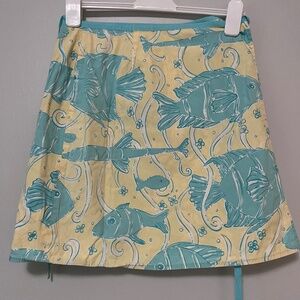 Lilly Pulitzer Reversible Wrap Skirt Vintage